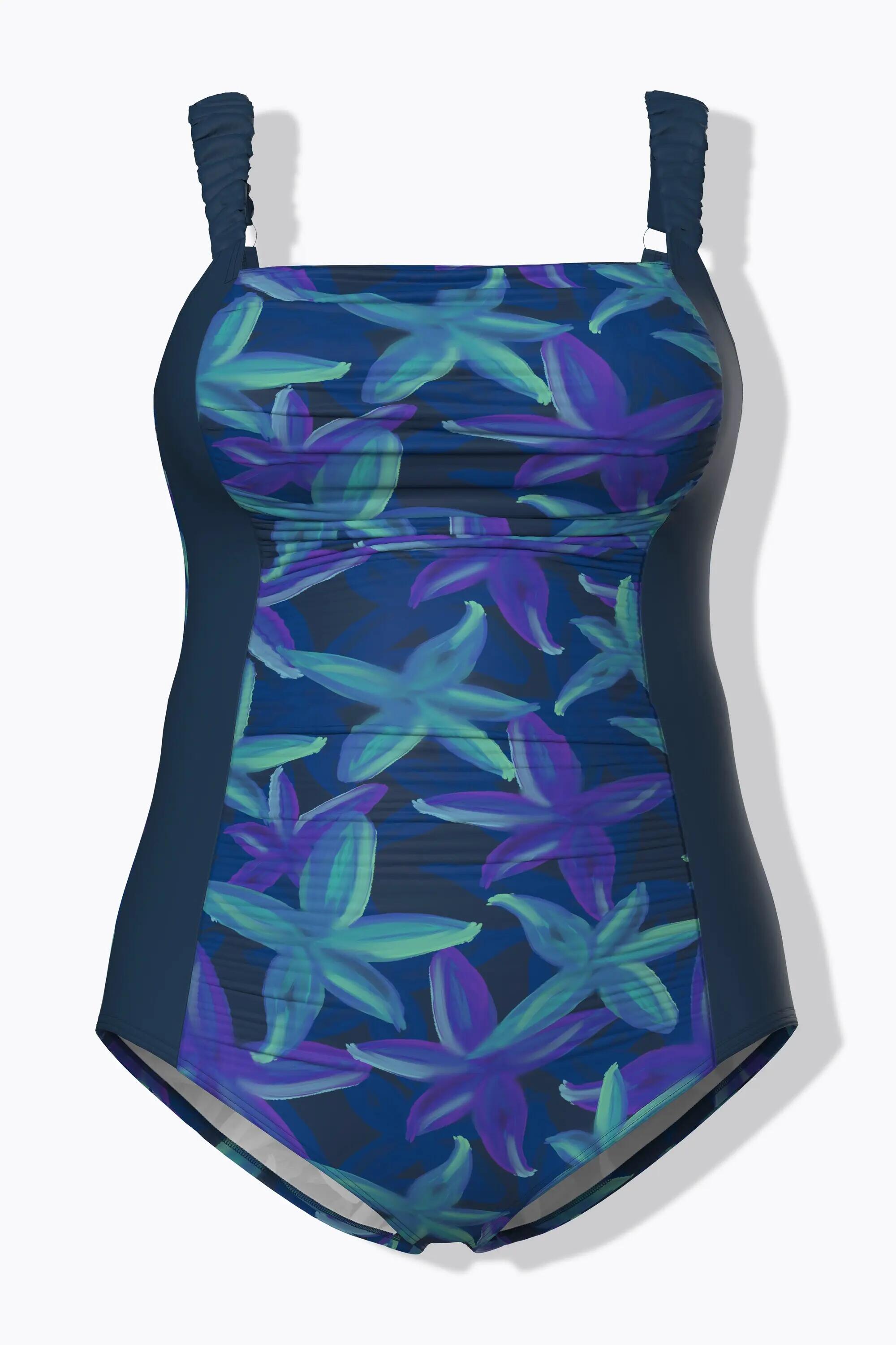 Femme Maillot de bain bonnets souples motif floral et bretelles « scrunchie » 12/13