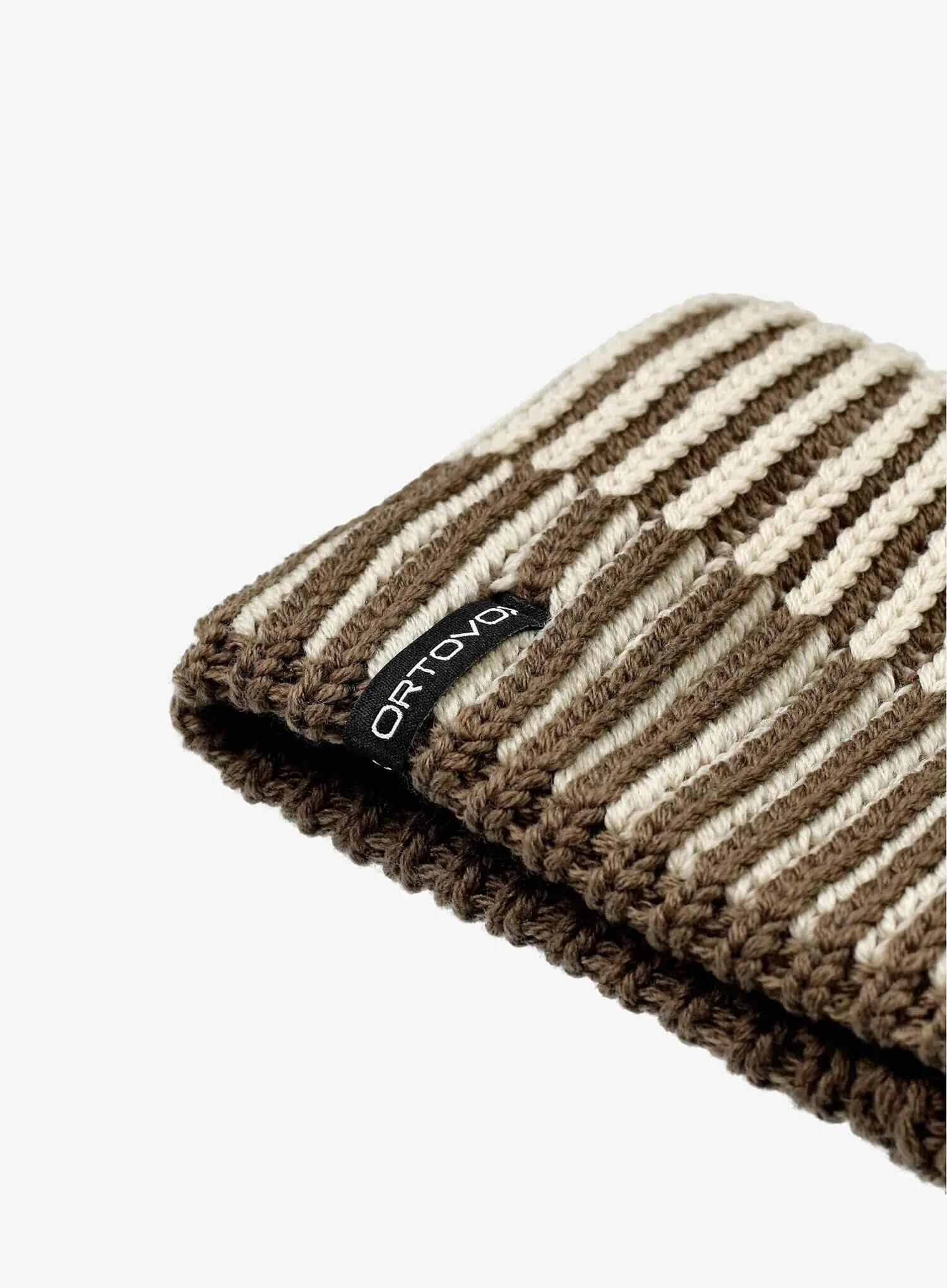 Opaska na głowę Ortovox Deep Knit Headband - dark grey brown 5/5