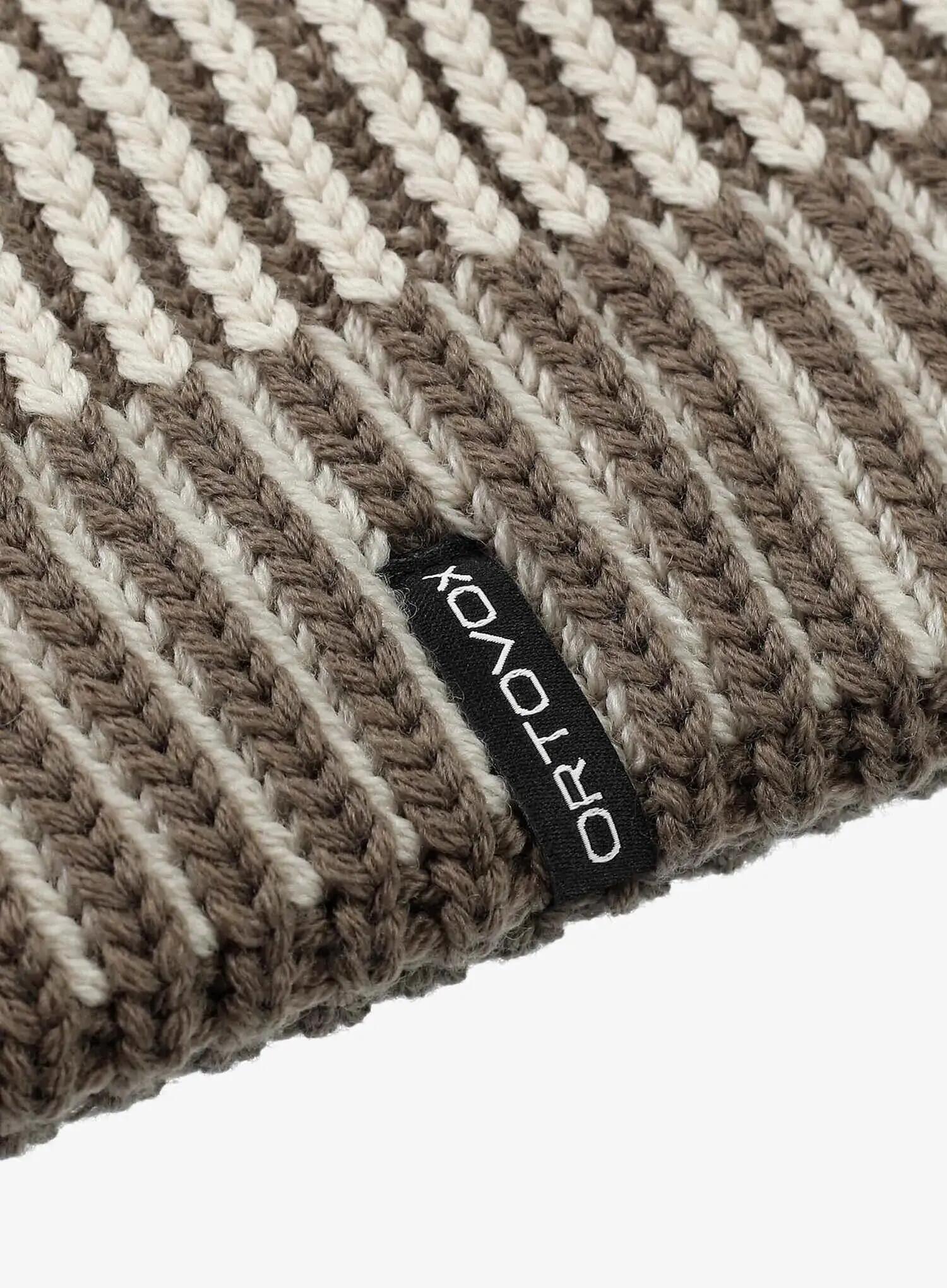 Opaska na głowę Ortovox Deep Knit Headband - dark grey brown 4/5