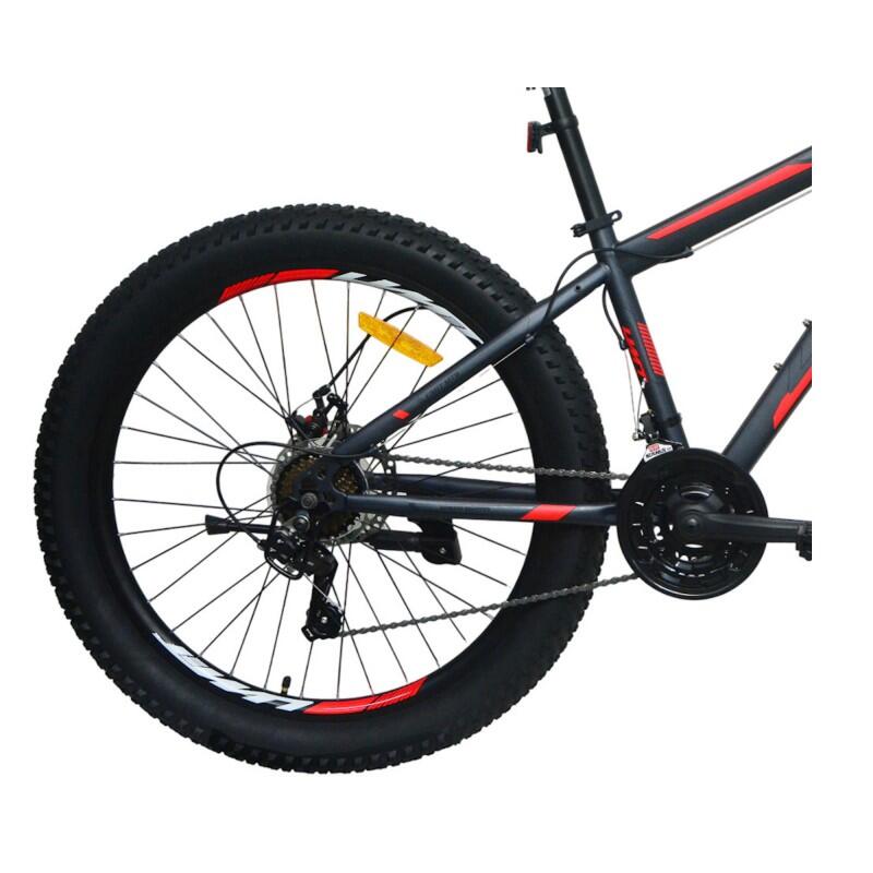 BICICLETA MTB 26" UMIT SPARTAN X 26 GRIS/ROJA 2/3