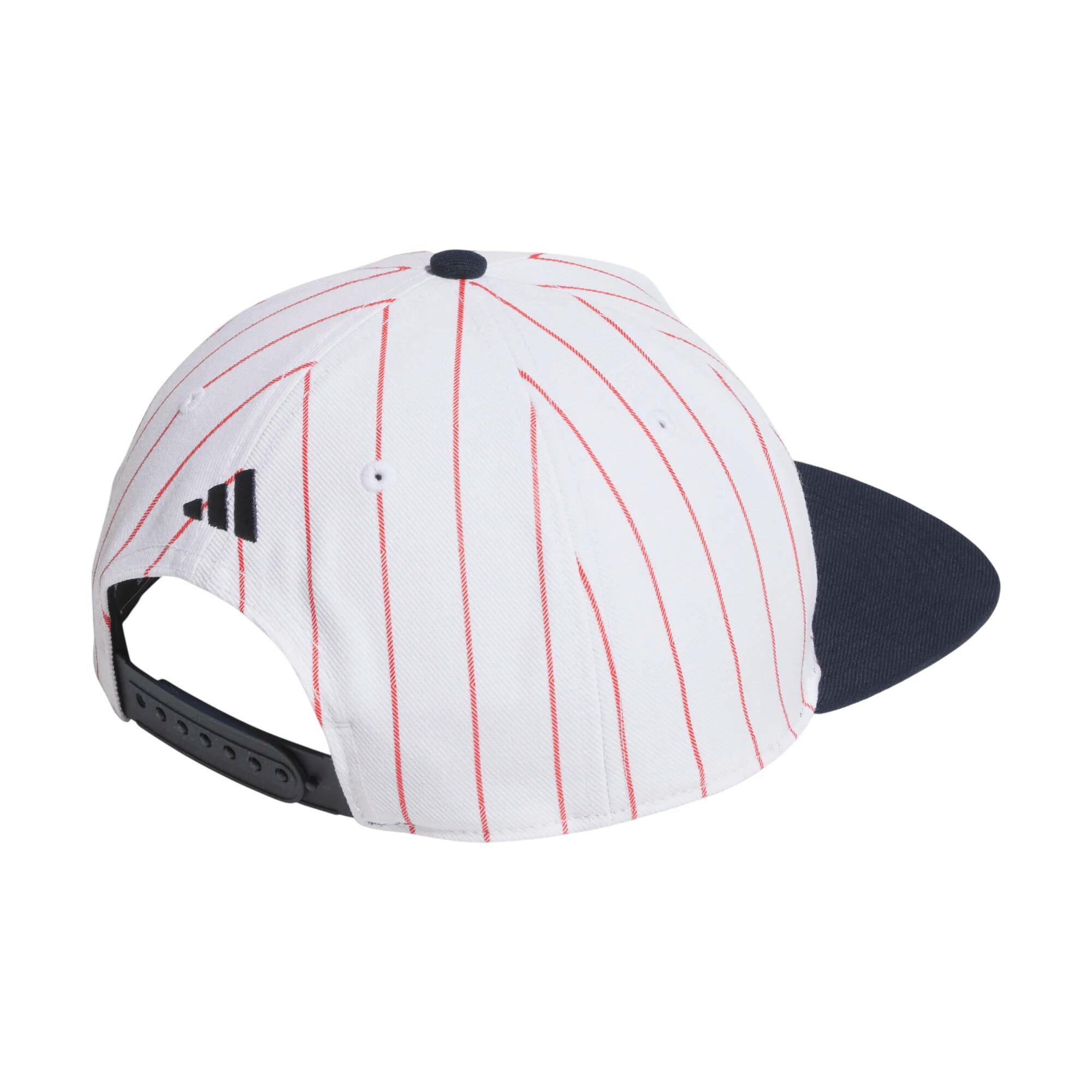 Cappellino Adidas US Open, cappellino da golf da uomo, bianco/blu navy 3/4