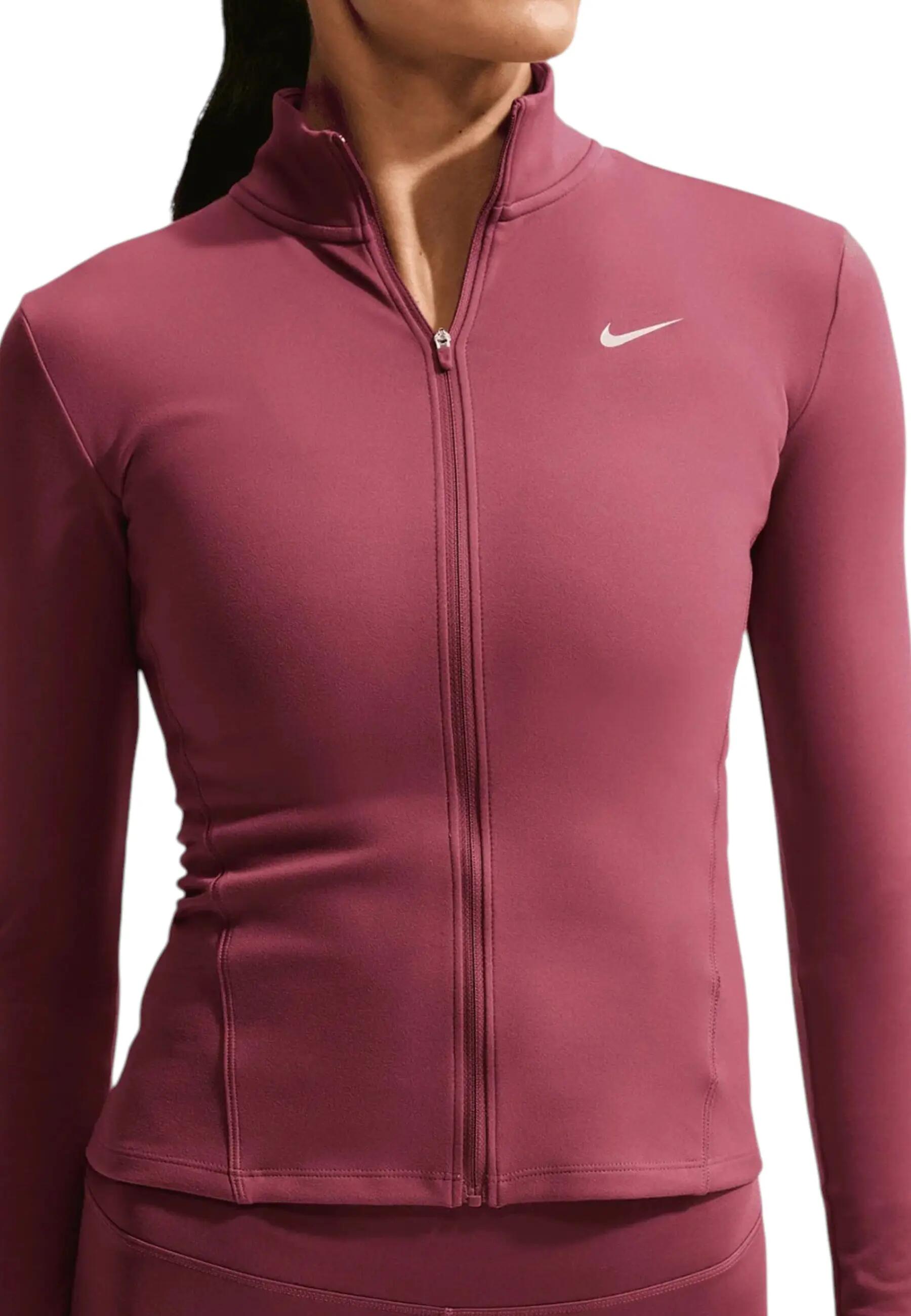 Sweat-shirts polaires pour femme Nike One fitted Rose. 3/5
