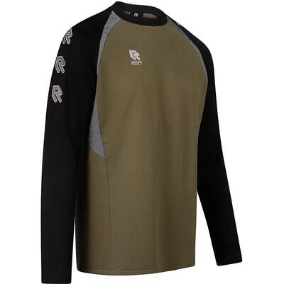Sweater - voetbal - heren - performance 2.0 - olijf/zwart