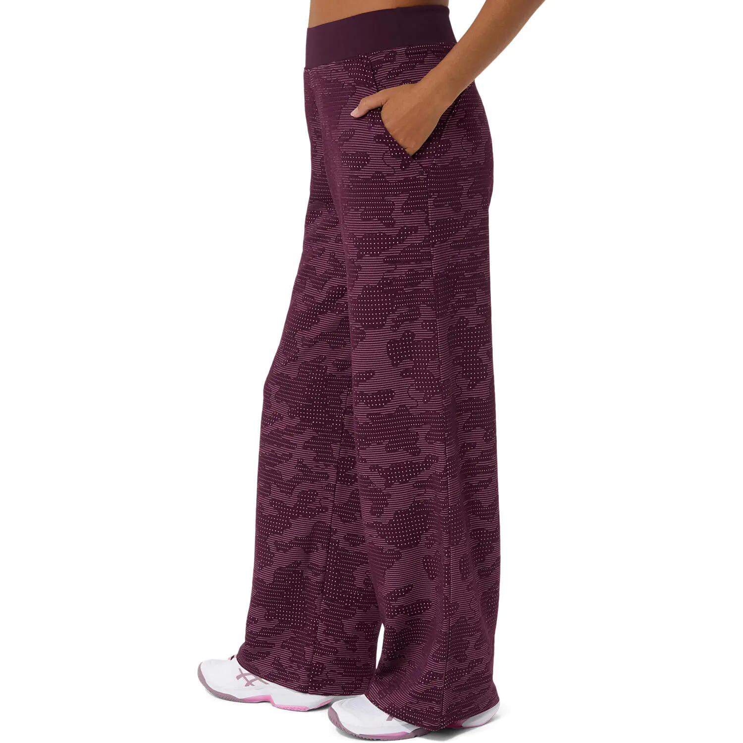 Pantalon Match Femme Aubergine 3/4