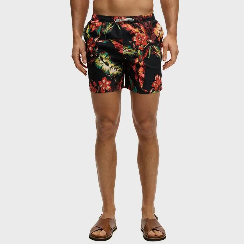 Heren Zwemshort Hawaiian Print Multi II 4/6