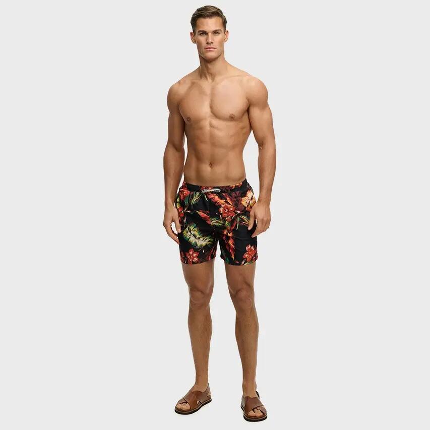 Heren Zwemshort Hawaiian Print Multi II 3/6