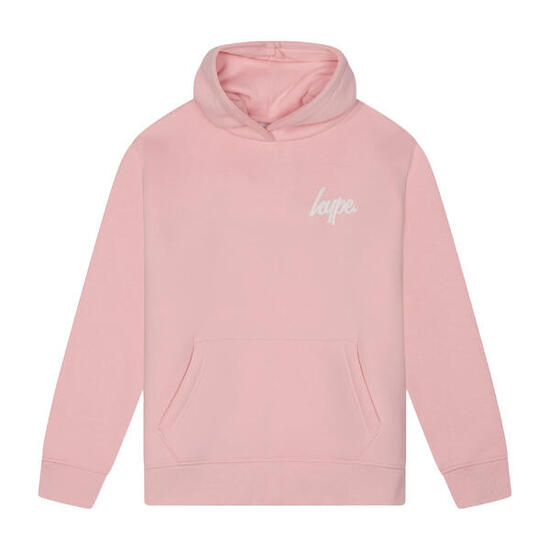 HYPE - Hoodie fille rose enfant sweat doux dos graphique casual