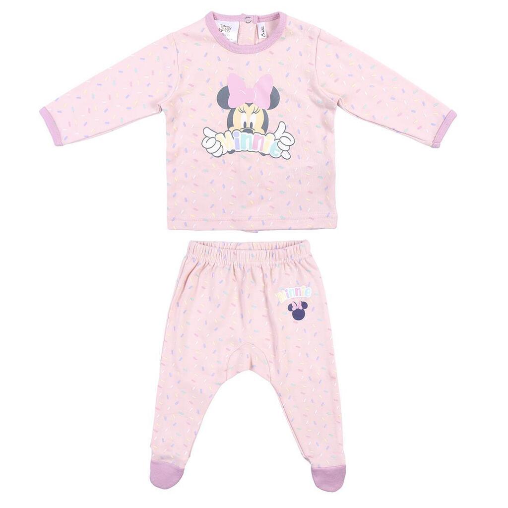 Disney Baby Minnie Pink Two-Piece Romper 3 Months