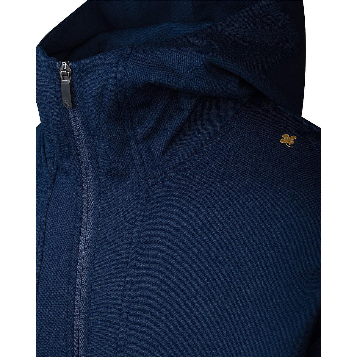Veste à capuchon sport - Homme - Col montant - Ultra-douce - Marine 2/5