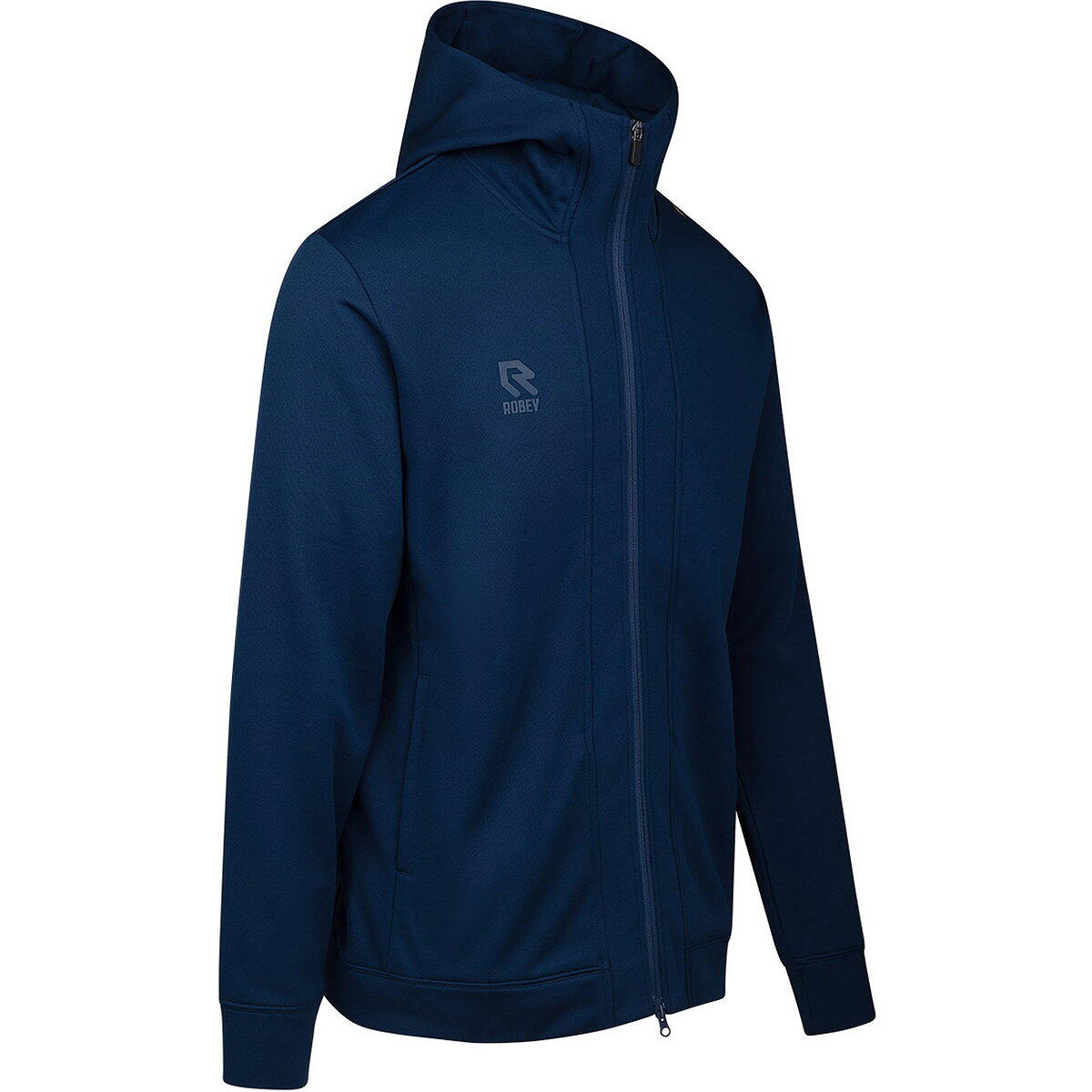 Veste à capuchon sport - Homme - Col montant - Ultra-douce - Marine 5/5