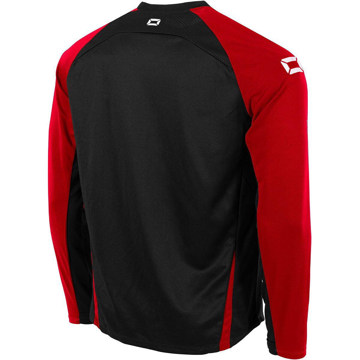 Sweatshirt sport homme - Coupe regular - Stanno Stadio - Noir/rouge 2/5