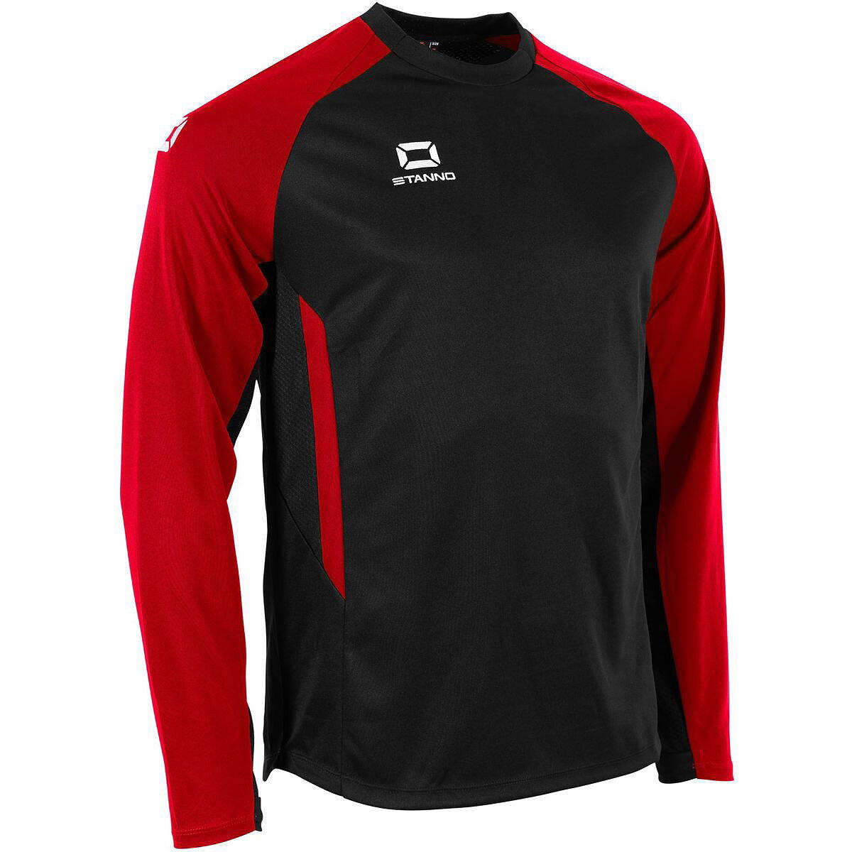 Sweatshirt sport homme - Coupe regular - Stanno Stadio - Noir/rouge 4/5