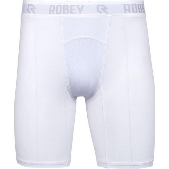 Short tight - Voetbal - Heren - Baselayer compressie - Slidingbescherming - Wit