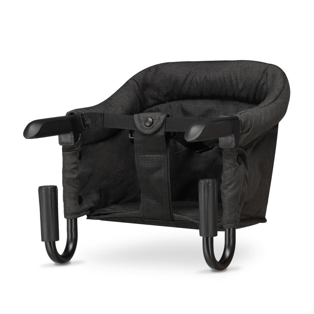 Deryan Foldable Hook-On High Chair - Feeding Chair - Dark Grey