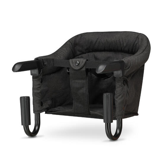 Deryan Chaise Haute de Table Pliable - Chaise Repas - Gris Foncé