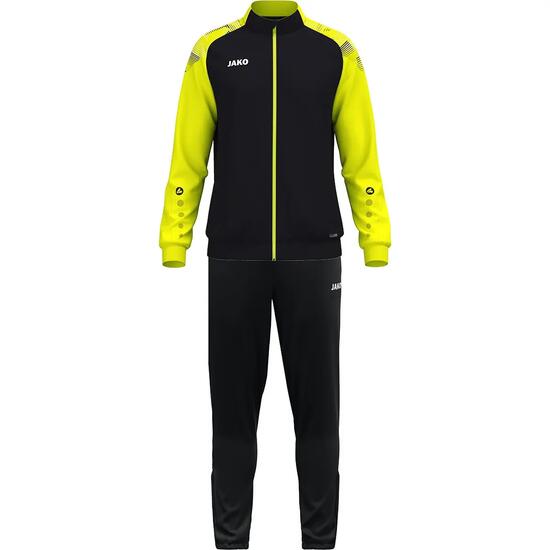 Survêtement homme entraînement - léger et respirant - Sonic - noir/jaune fluo
