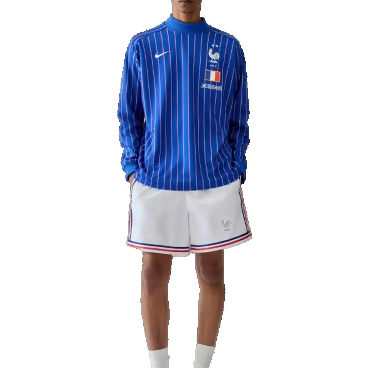 Short d'avant-match  x Jacquemus France Bleu royal 4/4