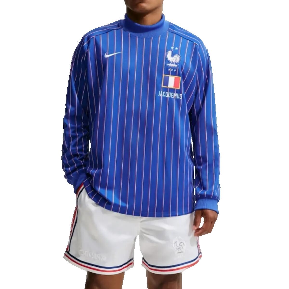 Short d'avant-match  x Jacquemus France Bleu royal 3/4