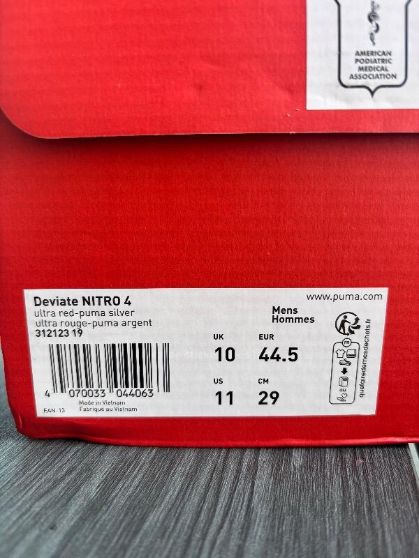 Tussen Particulieren - Puma Deviate Nitro 4 rood/zilver 7/7