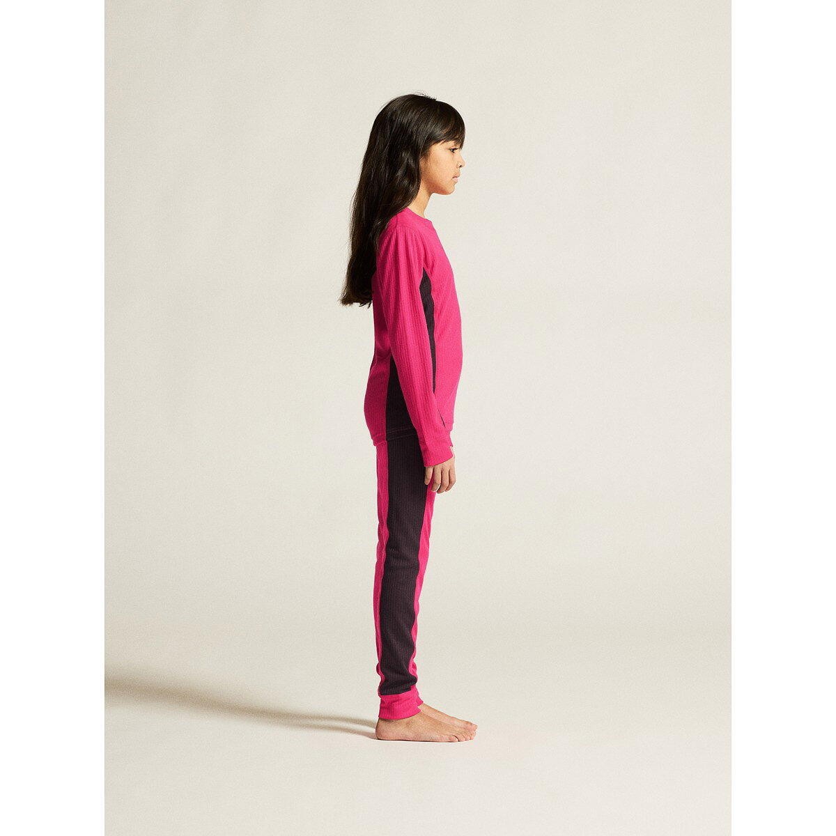 Kinder - Wintersport - Unterwäsche-Set - Core Dry - Rosa/Schwarz 3/5