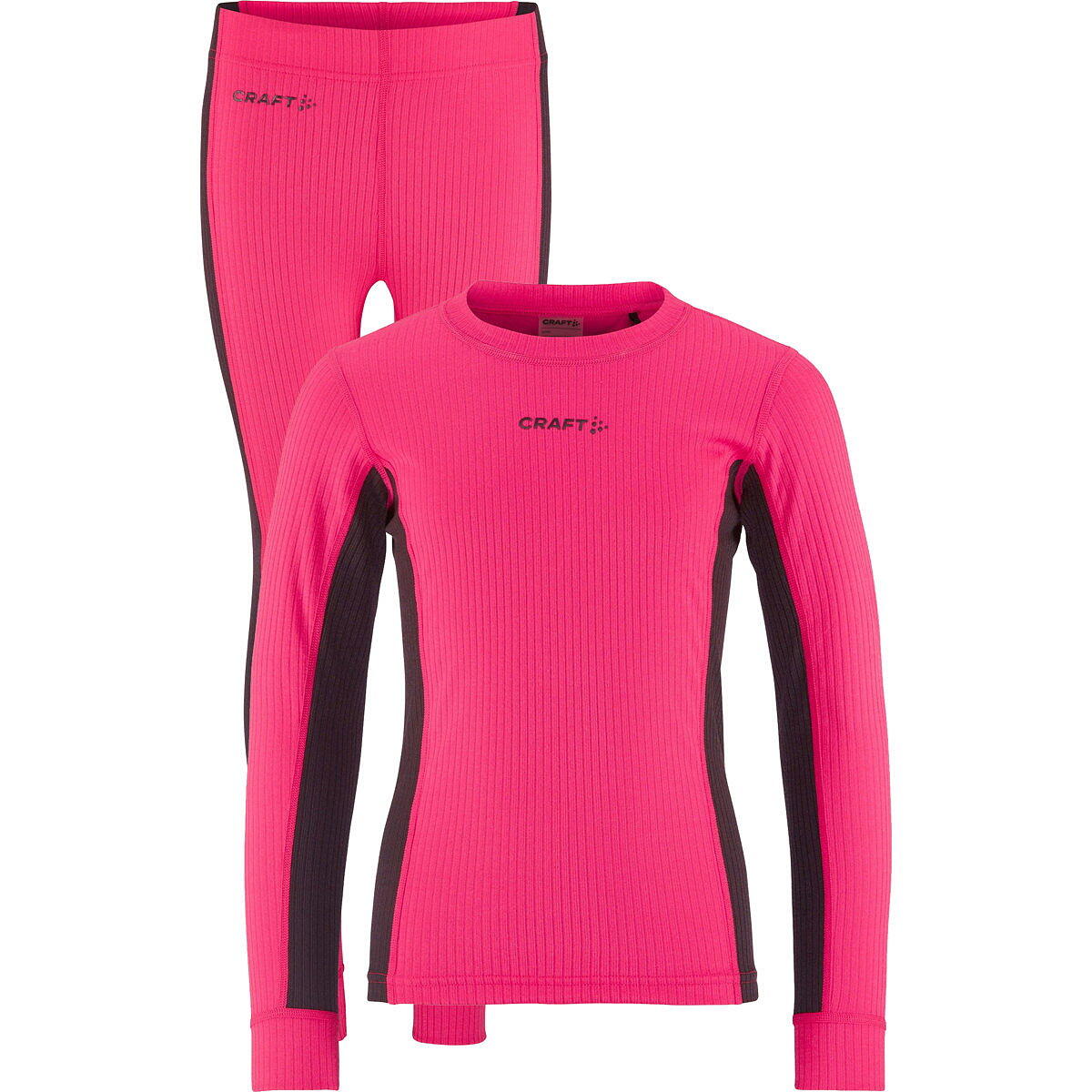 Kinder - Wintersport - Unterwäsche-Set - Core Dry - Rosa/Schwarz 2/5
