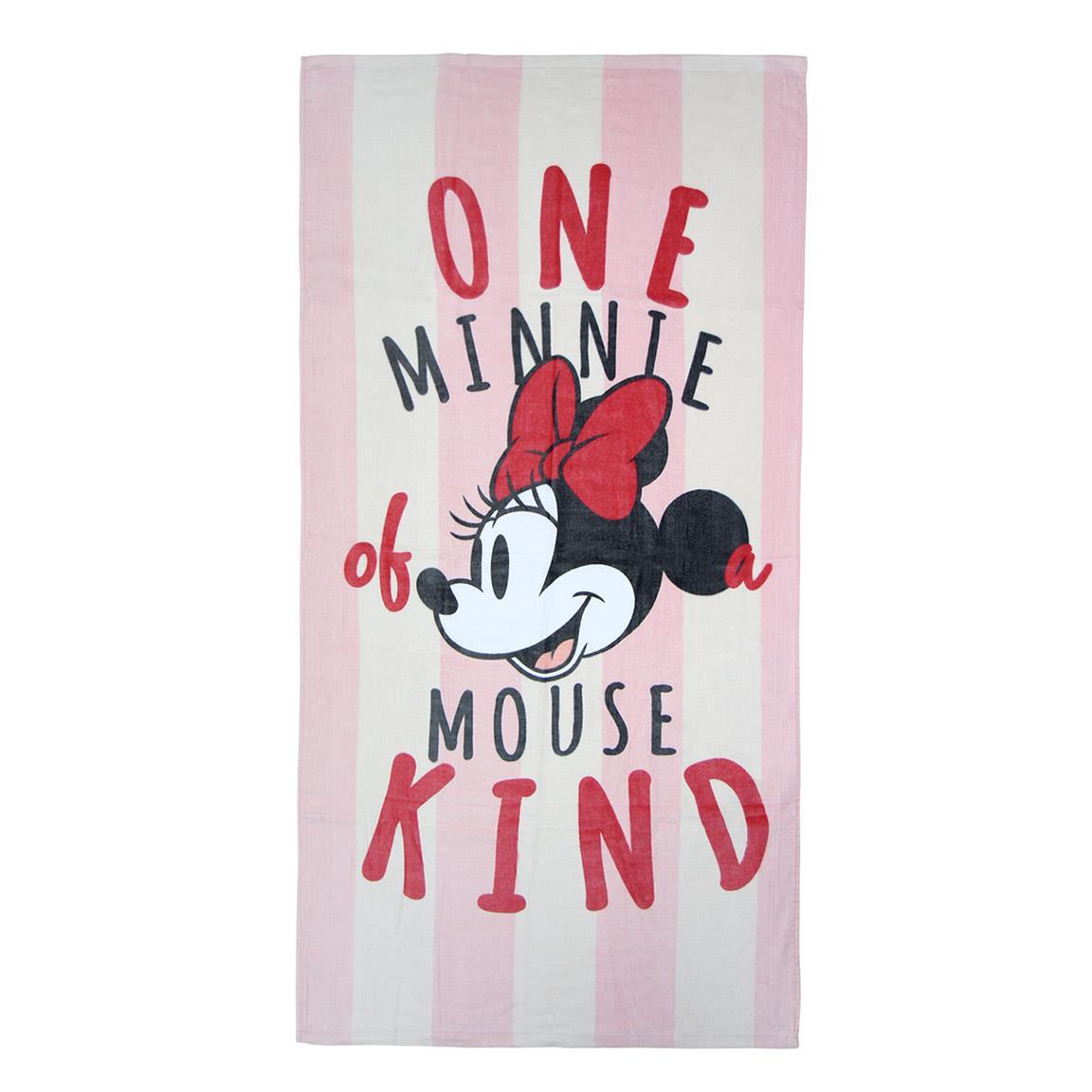 Serviette de bain et de plage Minnie Bow 1/1