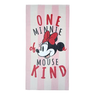 Telo Bagno e mare Minnie Fiocco
