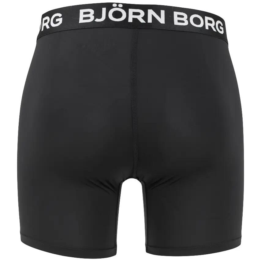 Multi-Sport Heren 3-Pack Microfiber Boxers Basic Print Paars & Zwart Multi 7/7