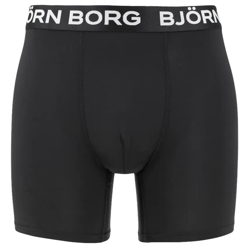 Multi-Sport Heren 3-Pack Microfiber Boxers Basic Print Paars & Zwart Multi 6/7