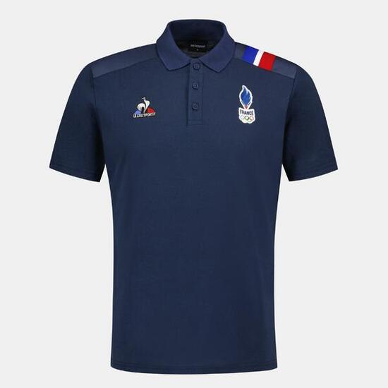 Polo avec détails tricolores Teamsport
