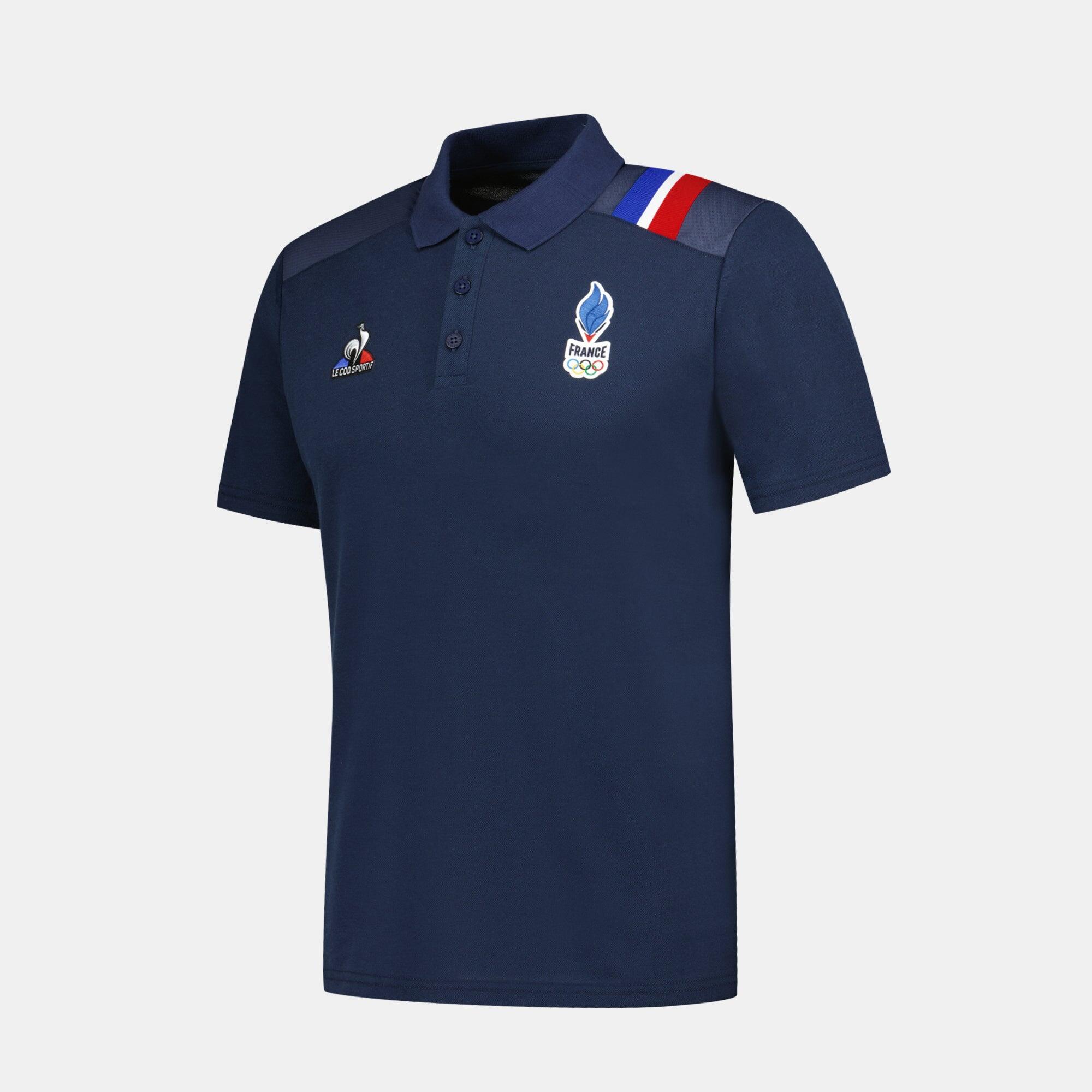 Polo avec détails tricolores Teamsport 4/4
