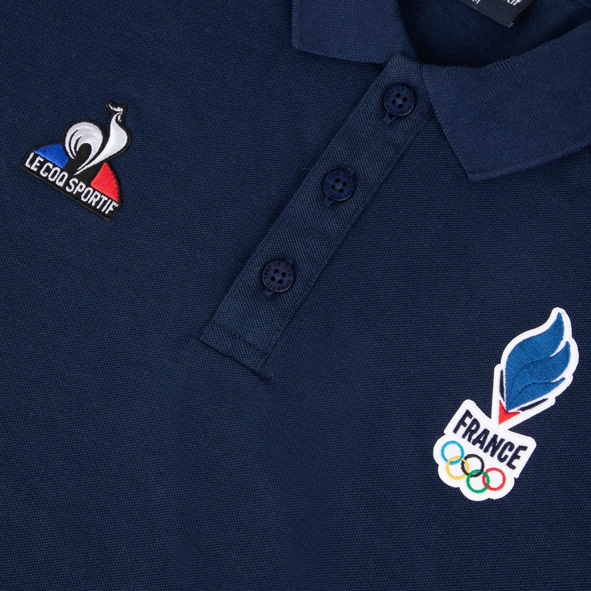Polo avec détails tricolores Teamsport 3/4