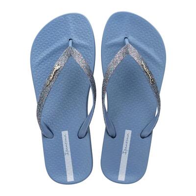 Dames teenslippers anatomic lolita blauw
