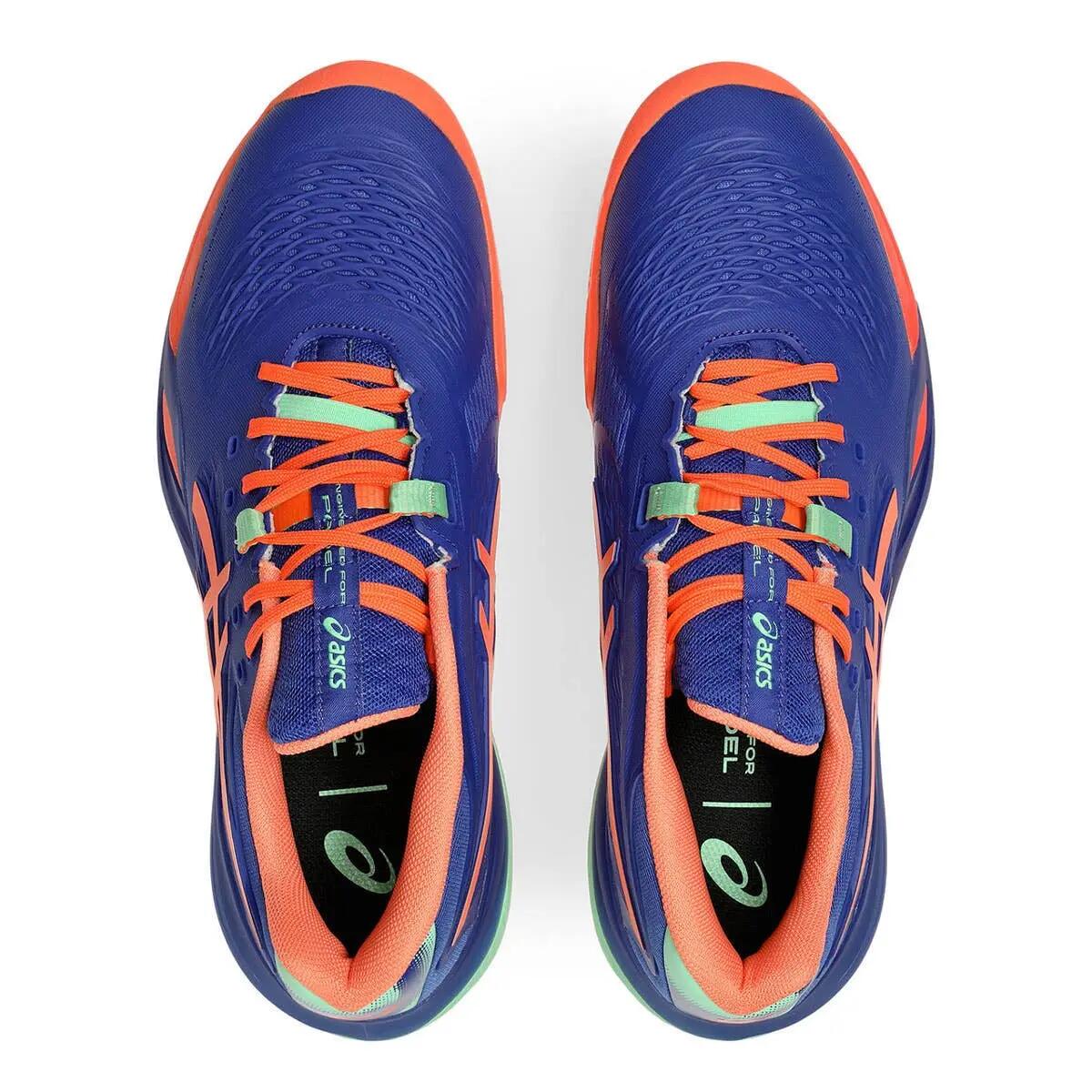 Zapatillas Asics Gel Resolution X Padel Azul Cobalto Coral 4/5