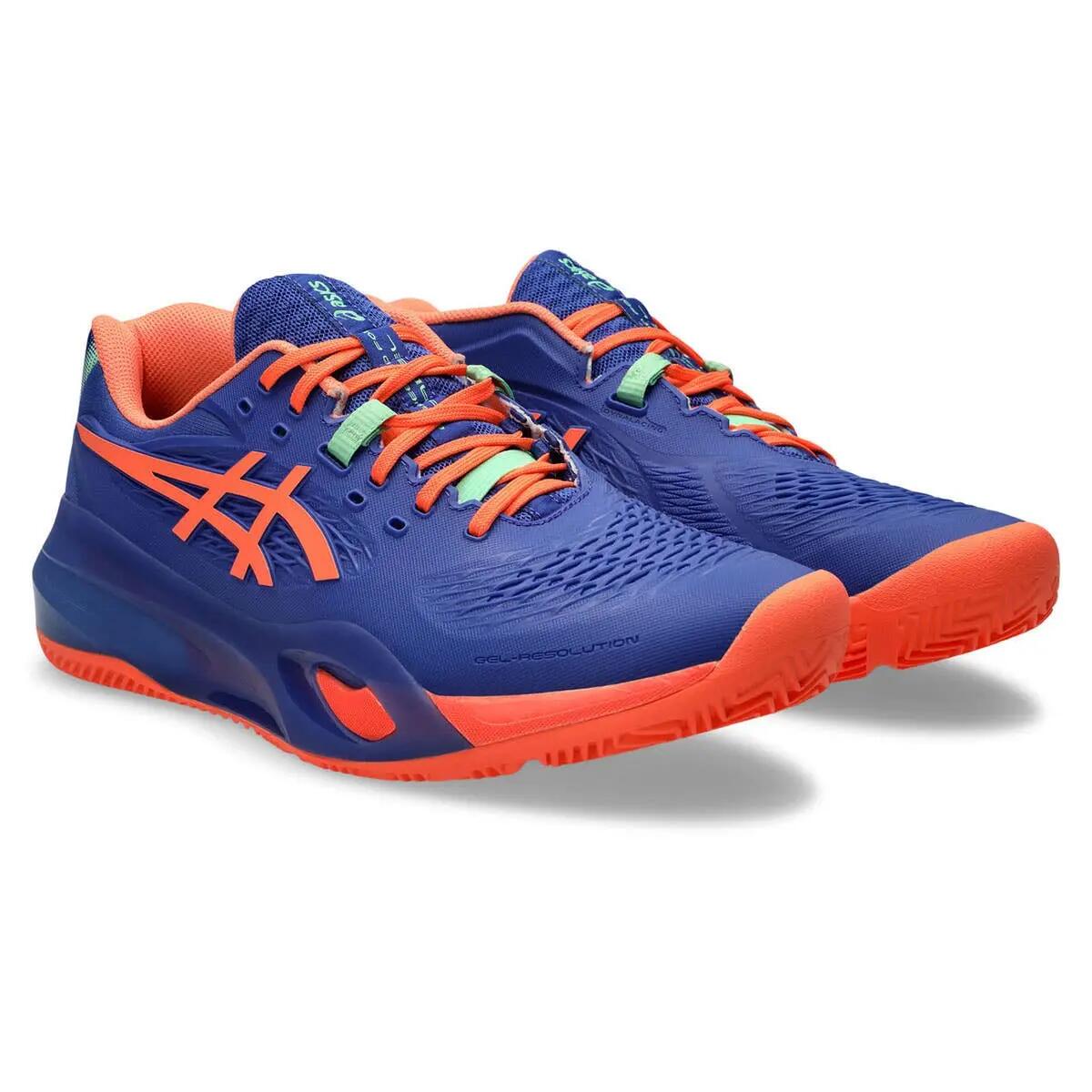 Zapatillas Asics Gel Resolution X Padel Azul Cobalto Coral 3/5