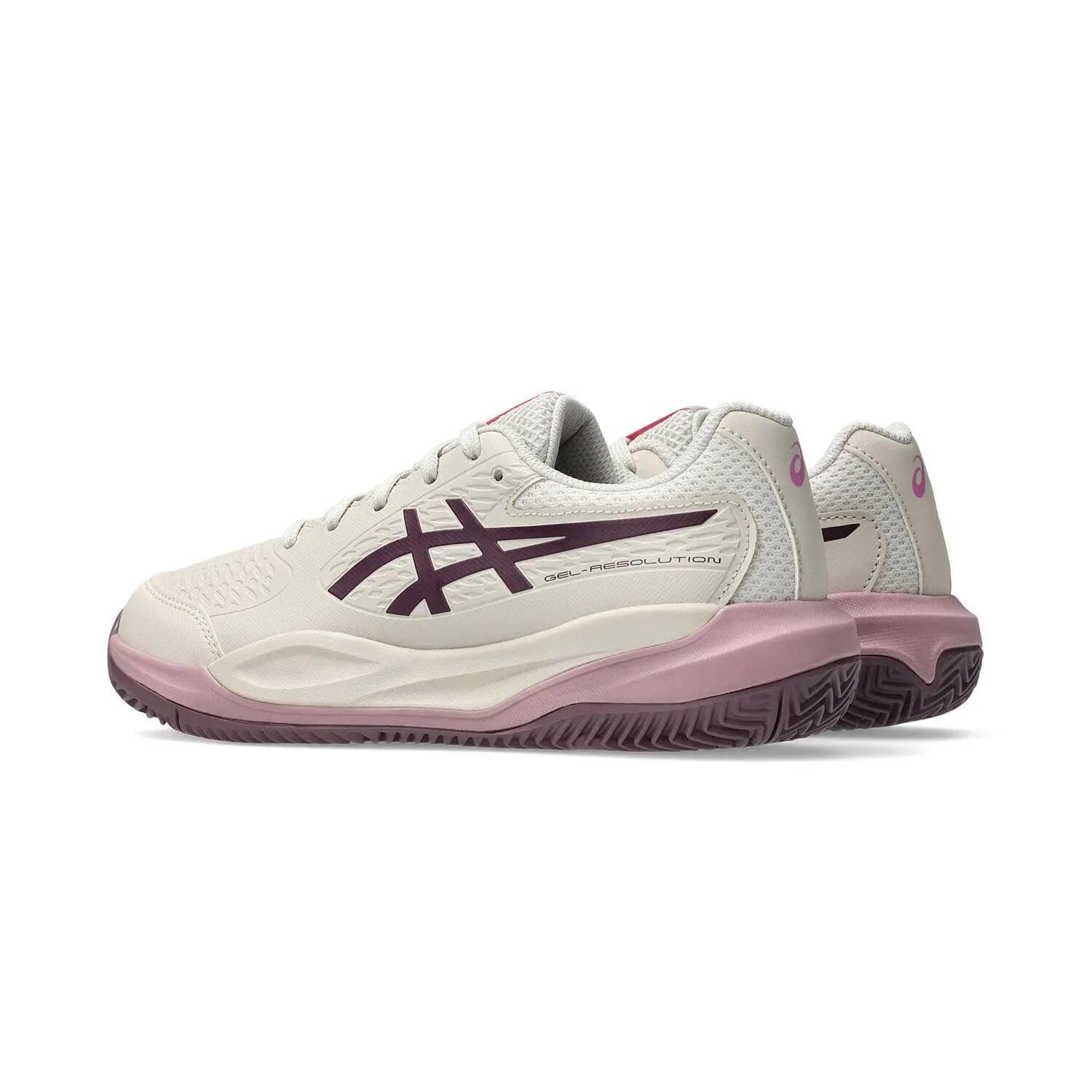 Asics Gel-resolution X Gs Clay Blanco/lila Junior 1044a080 3/6