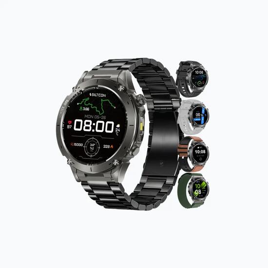 Montre connectée Vortex GPS AMOLED appels 200+ modes sport