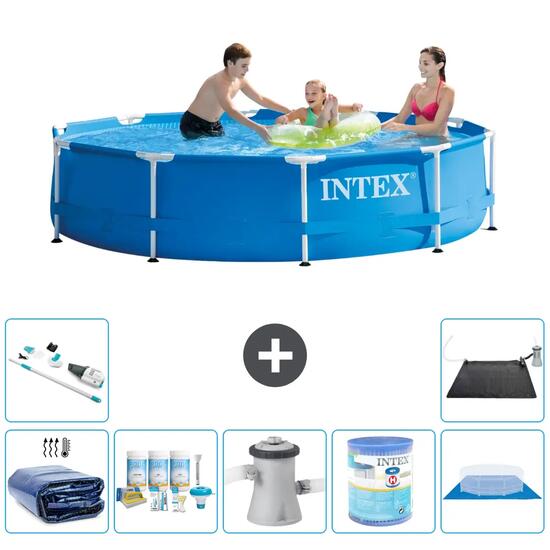 Piscine Tubulaire Ronde - 305x76 cm - 8-pièces S41516