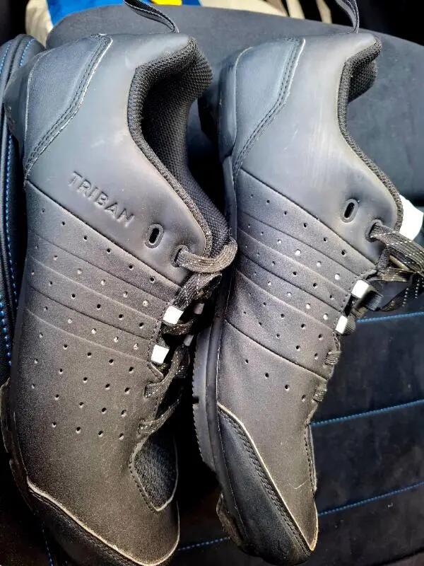 Tussen Particulieren - Triban fietsschoenen spd gravel zwart maat  45 2/3
