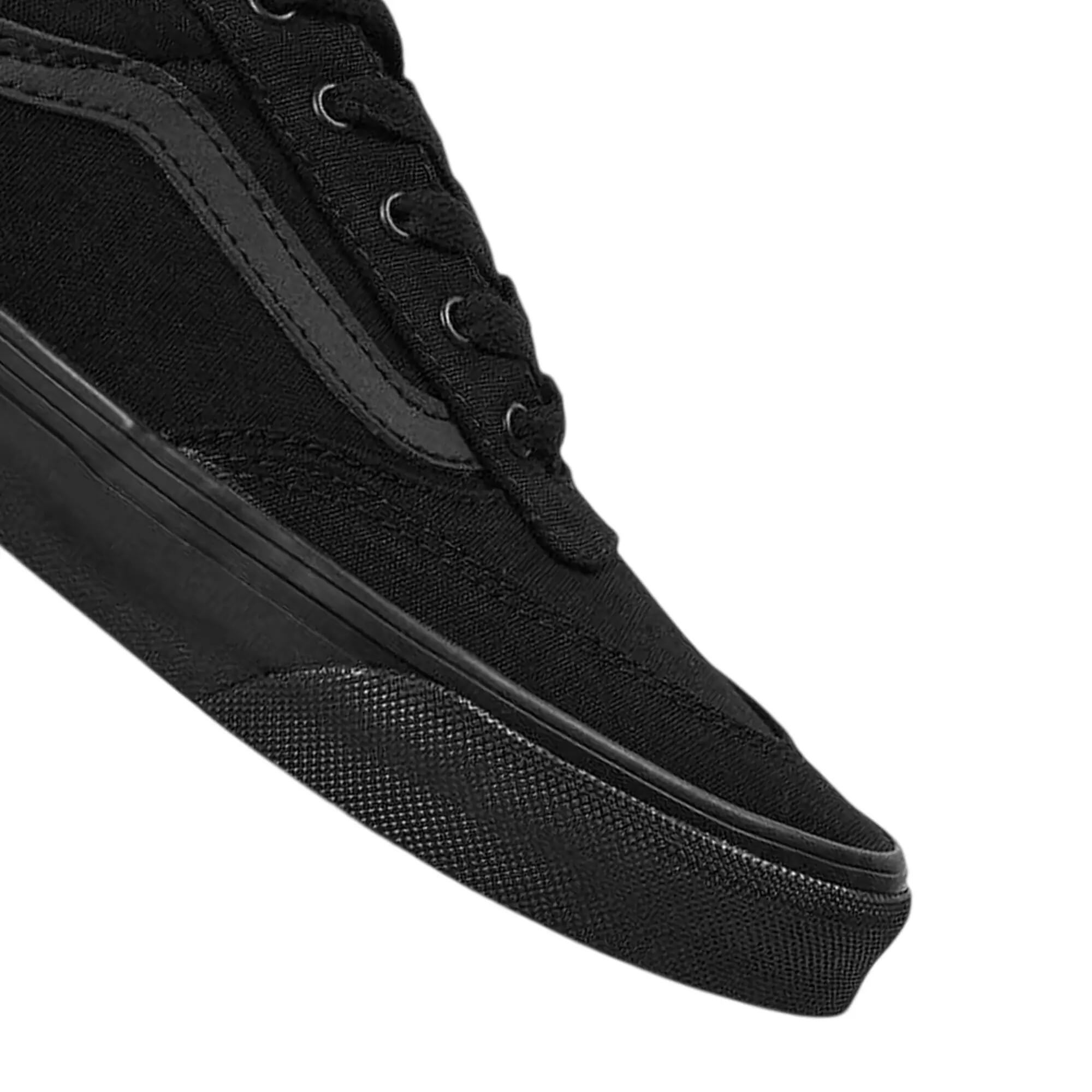 "Brooklyn" Sneaker für Kinder, Canvas, PlattformAbsatz Damen Schwarz 3/3