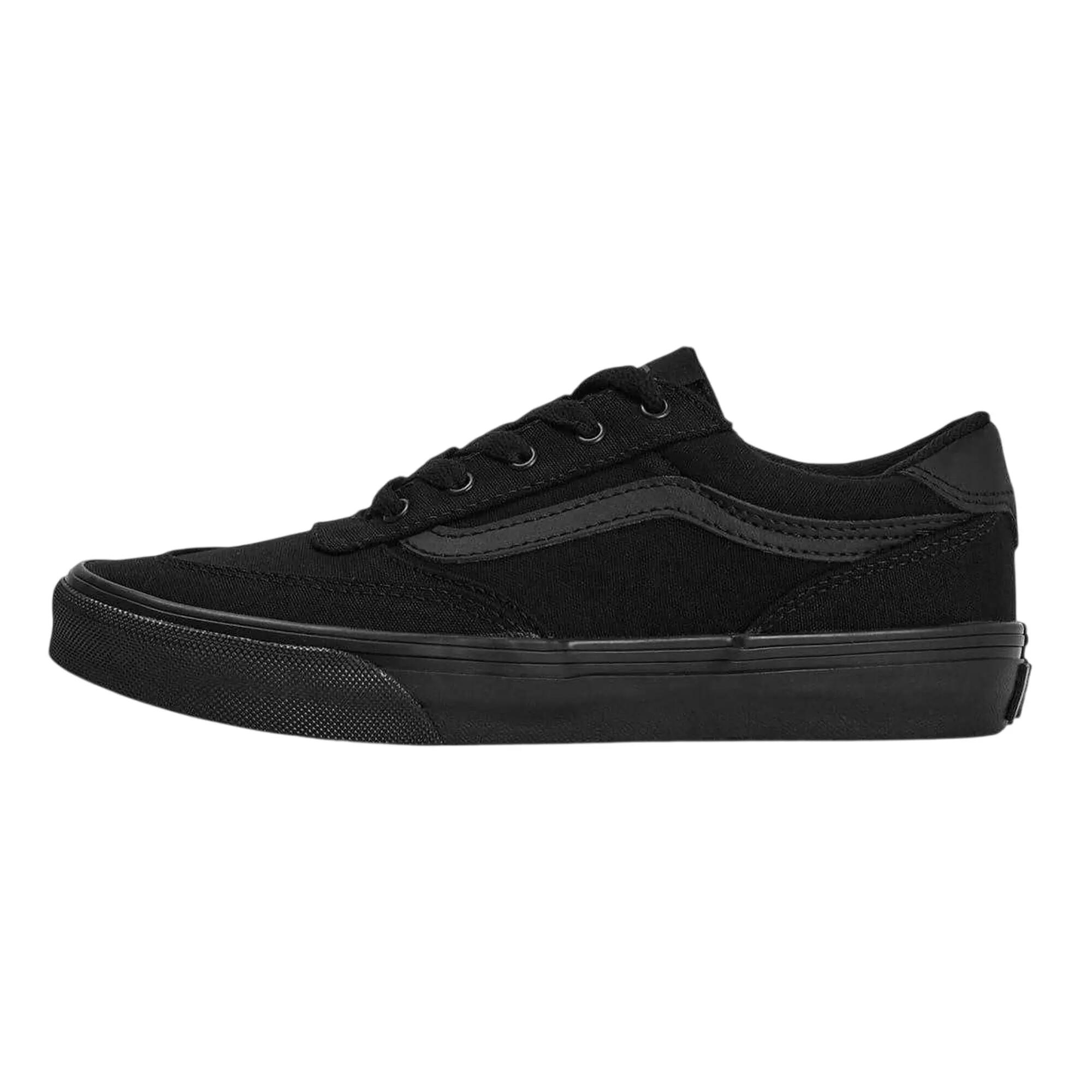 "Brooklyn" Sneaker für Kinder, Canvas, PlattformAbsatz Damen Schwarz 2/3