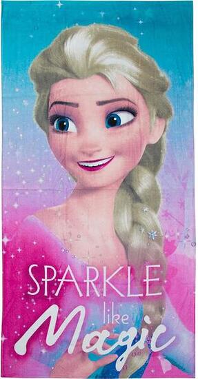 Serviette de bain et de plage en coton Elsa La Reine des Neiges 2