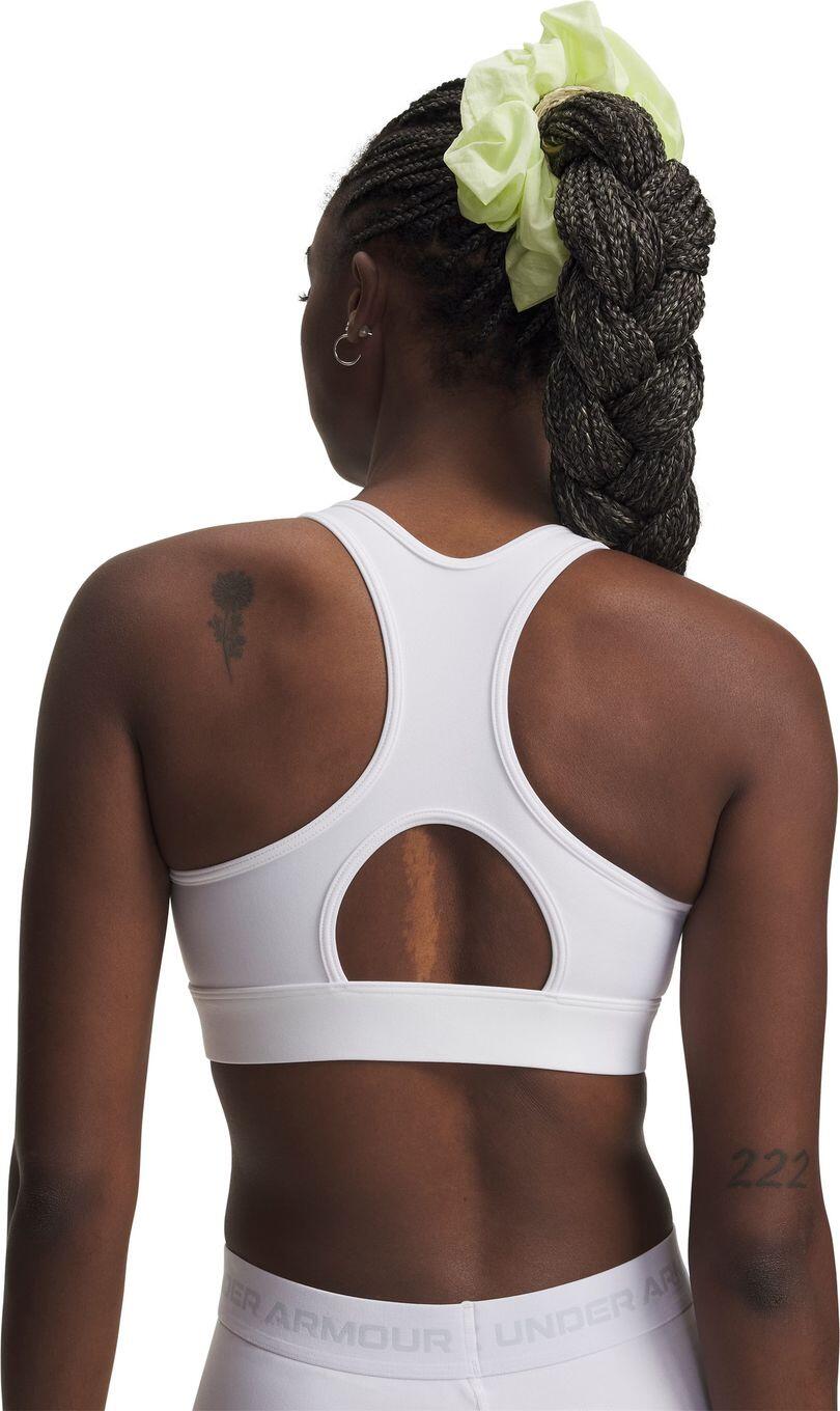 Brassière Under Armour HeatGear Maintien Modéré Blanc Femme 2/5
