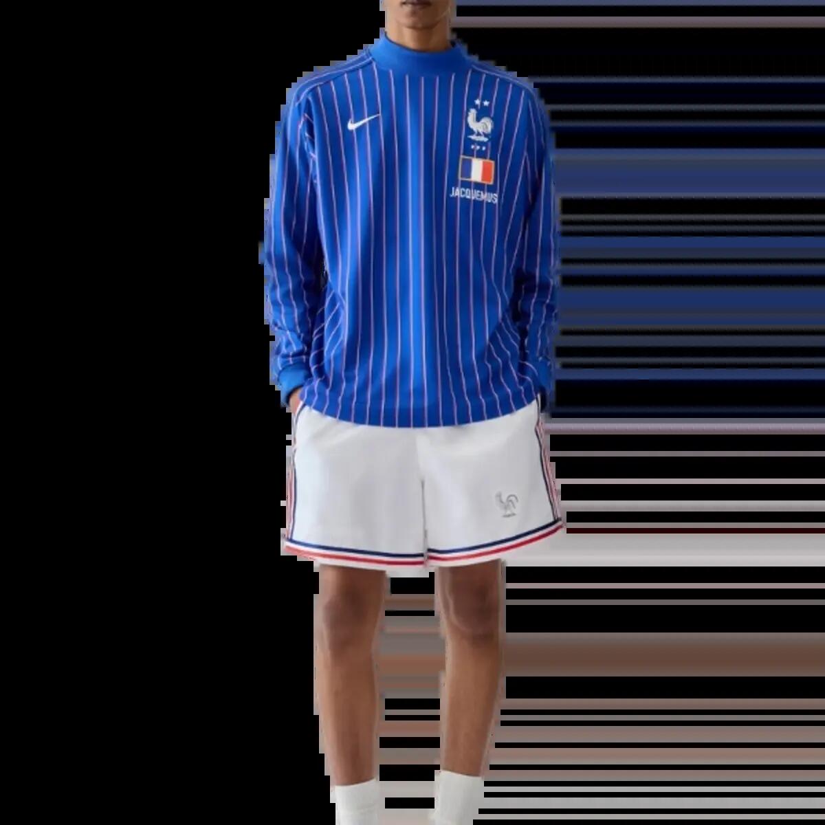 Short d'avant-match  x Jacquemus France Bleu royal 4/4