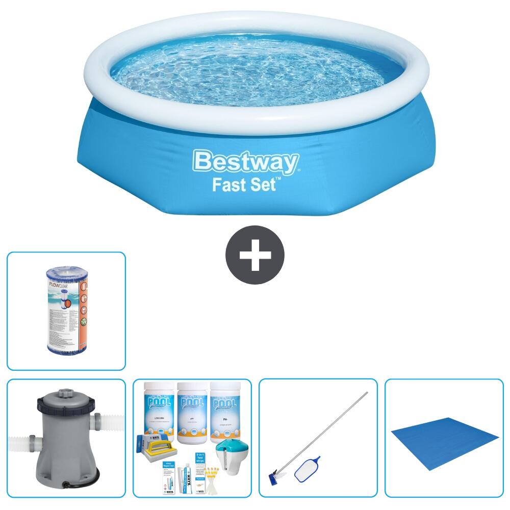 Bestway Fast Set Ronde - 244x61 cm - 6-pièces  S22006 1/7