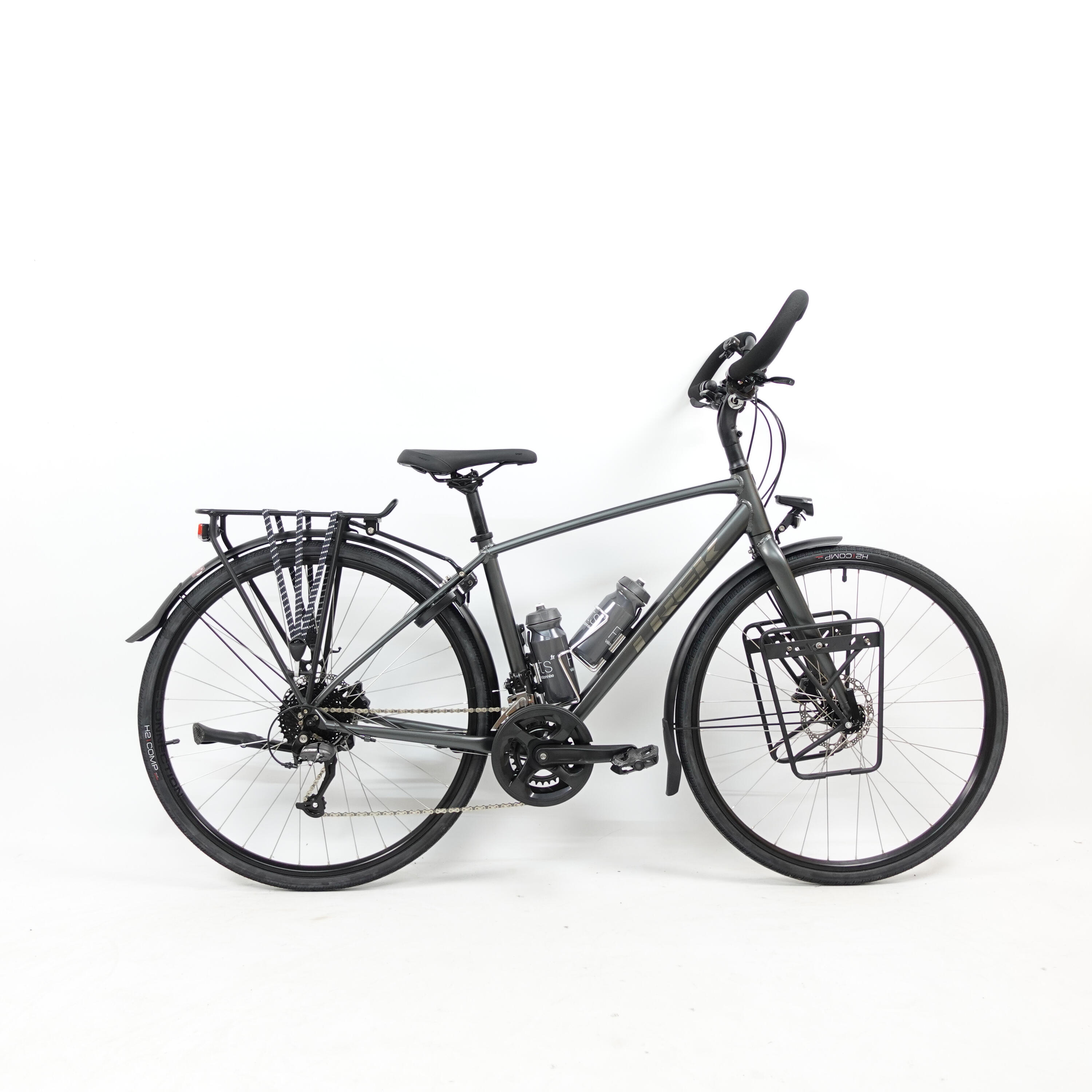 Reconditionné - Vélo de Randonnée - Trek FX2 Gris - Excellent 1/7