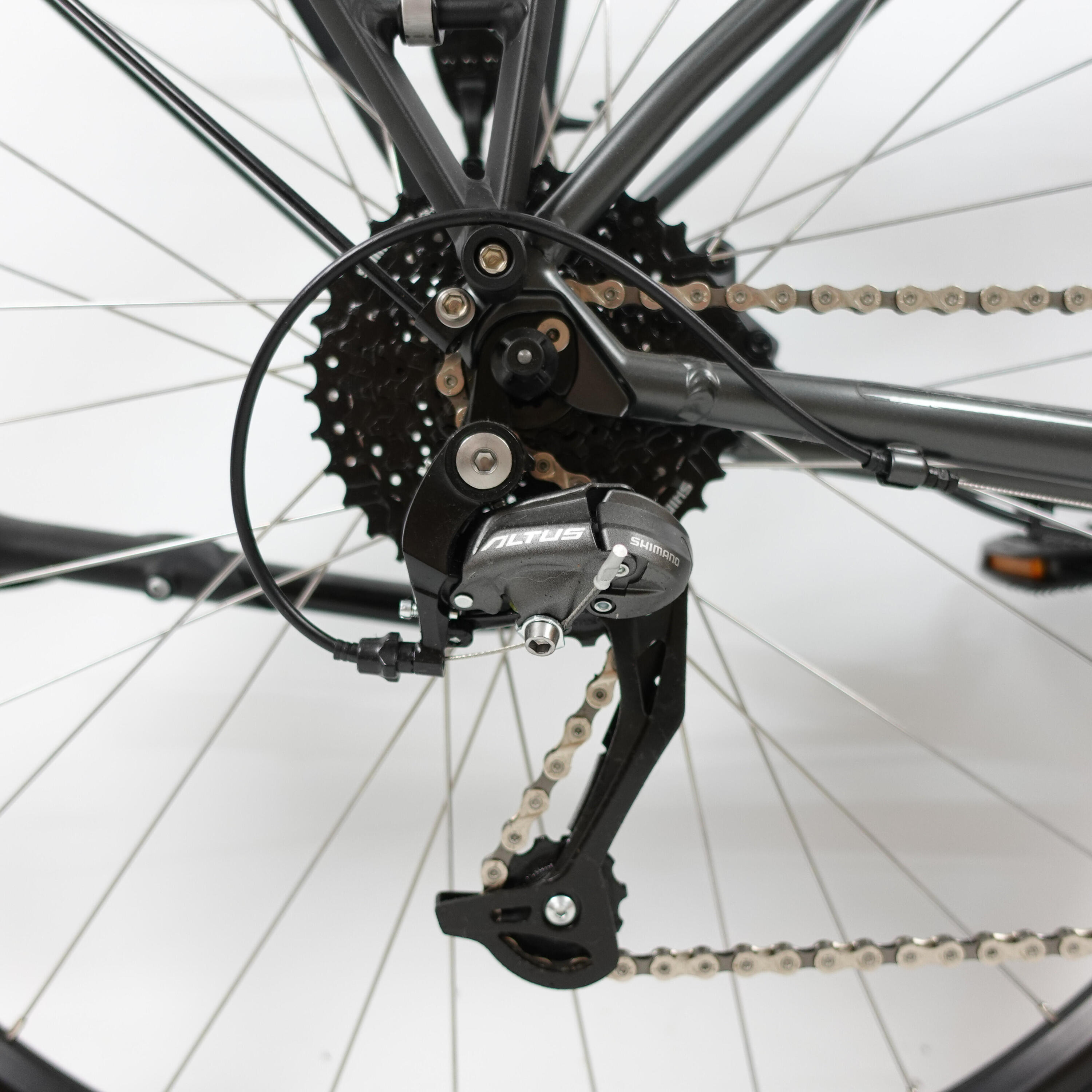 Reconditionné - Vélo de Randonnée - Trek FX2 Gris - Excellent 4/7