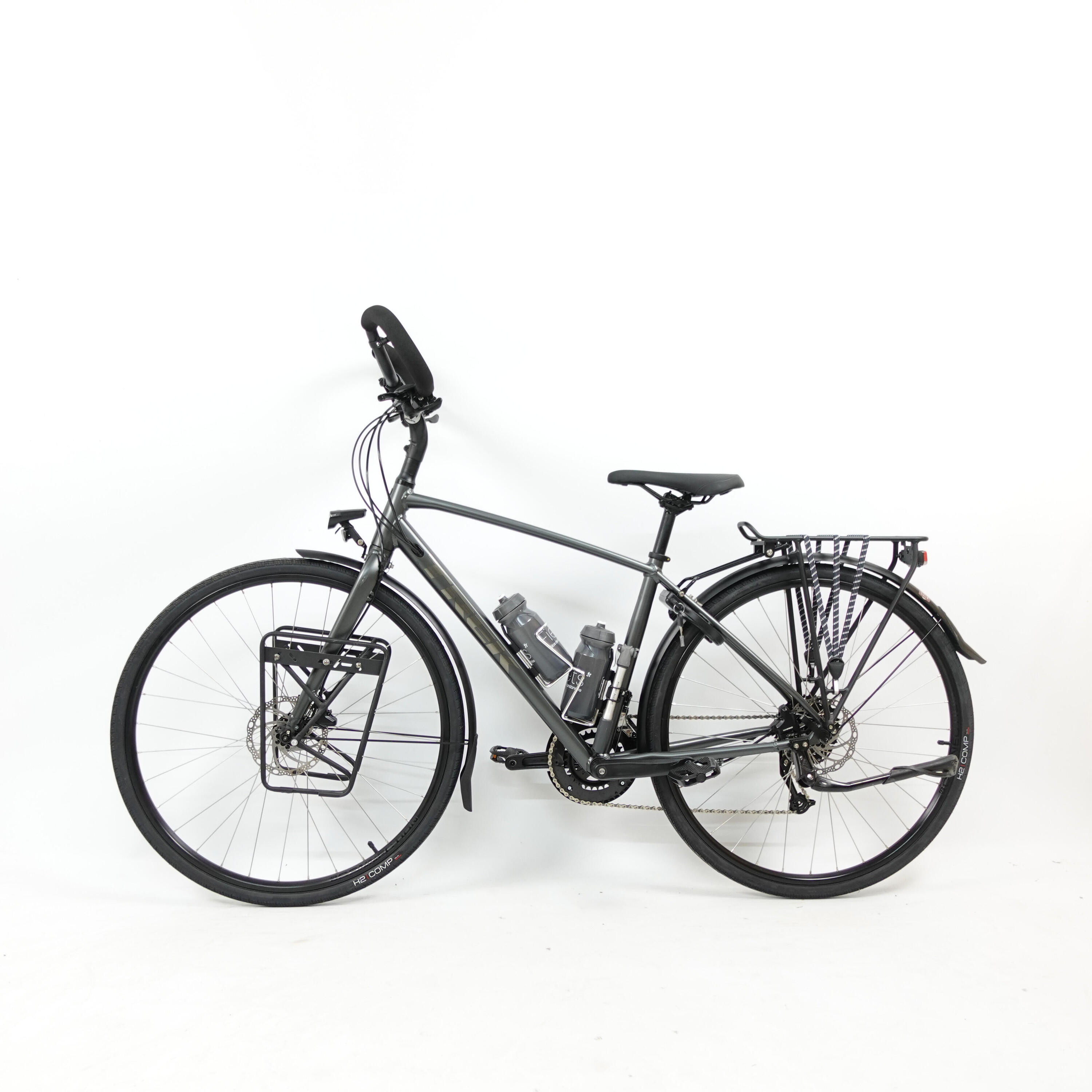 Reconditionné - Vélo de Randonnée - Trek FX2 Gris - Excellent 3/7
