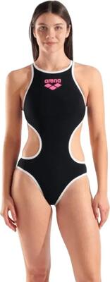 Costume da bagno Arena One Big Logo Donna Nero/Bianco