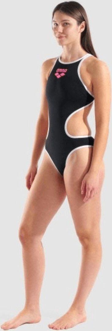 Maillot de bain Arena One Big Logo Noir/Blanc Femme 5/11
